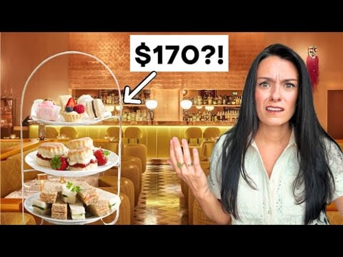 I tried the most FAMOUS afternoon teas in London to see if they're worth your money