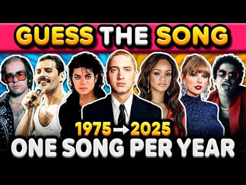 From 1975 to 2025 β¨ GUESS THE SONG β¨ One Song per Year | Music Quiz