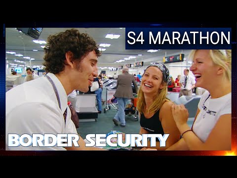 Tipsy Tourists Flirt With Handsome Border Officer | Season 4 Marathon!