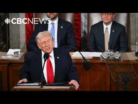 U.S. President Donald Trump delivers state of the union address