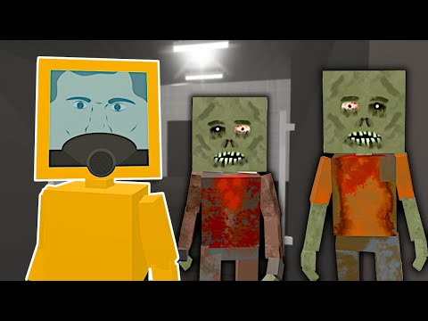 ESCAPING A ZOMBIE APOCALYPSE BUNKER! - Paint The Town Red Gameplay