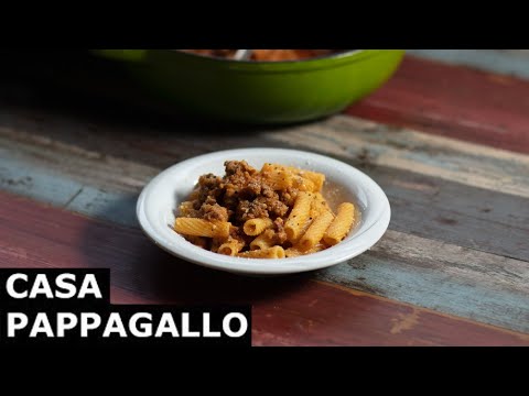 Tortiglioni con ragù di salsiccia