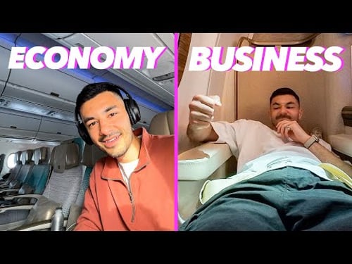 NEW Emirates A350: Business Class Vs. Economy