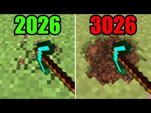minecraft physics: 2026 vs 3026