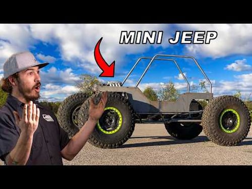 The Ultimate Mini Jeep Gets INSANE Real Rock Crawler Suspension!