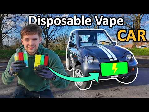I Powered a Car using 500 Disposable Vapes