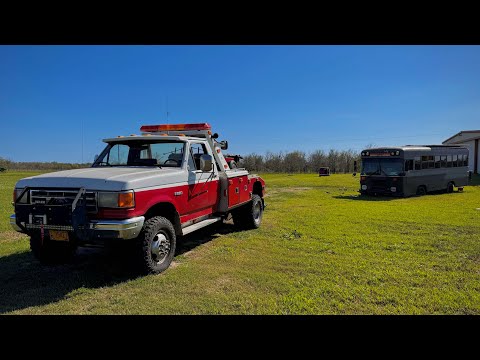 Can My Little Wrecker Winch Out This Big Bus?