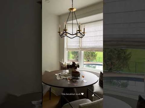 Dreamy breakfast nook 🤍 #InteriorDesign #HomeDecor