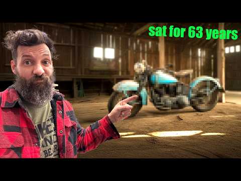 70 Year old Harley Pan head Barn find, will it Run?