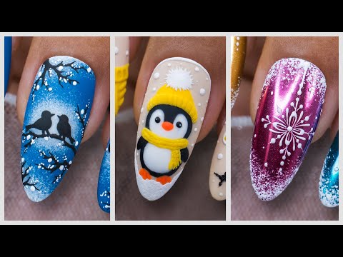 New Winter Nail Art Ideas 2025❄️ Best Holiday Tutorial Compilation🎄