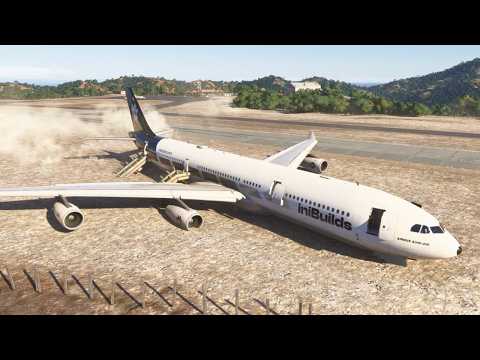 The NEW HYPER REALISTIC Inibuilds a340-300 IS IN TROUBLE