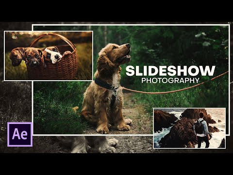 3D Picture Gallery Slideshow in After Effects - After Effects Tutorial