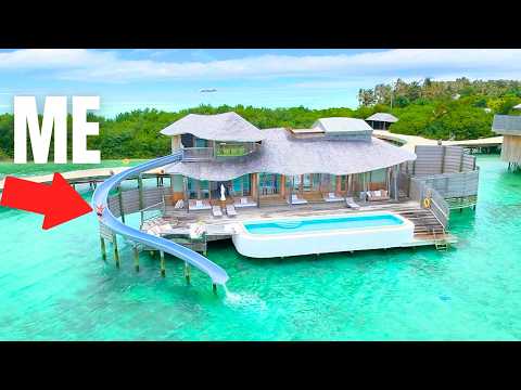 I Stayed in the Most EXPENSIVE Overwater Villa in the Maldives!