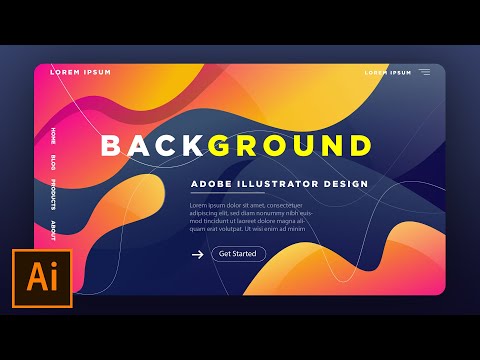 How to Create a Background for Landing Page In Adobe Illustrator