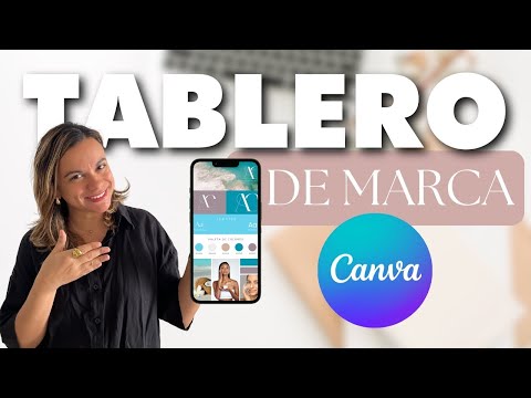 🔴 Como hacer un tablero de Marca con Canva / Tutorial de Canva en español
