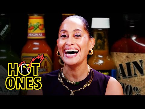 Tracee Ellis Ross Calls For Her Mommy While Eating Spicy Wings | Hot Ones