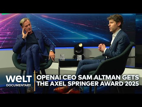 ChatGPT Creator Sam Altman Wins Axel Springer Award for Groundbreaking AI Innovation