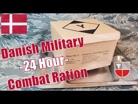 Danish Defence MRE Review | DENMARK Combat Ration TASTE TEST 24 Hour | Military Meal Ready to Eat