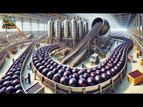 Blackcurrant Harvesting: A Behind-the-Scenes Look at Farming and Processing 🍇