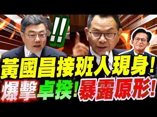【全字幕】首度上陣!黃國昌接班人出現!爆擊卓榮泰!讓他原形畢露了!立法院質詢-民眾黨新任立委 陳清龍 總召