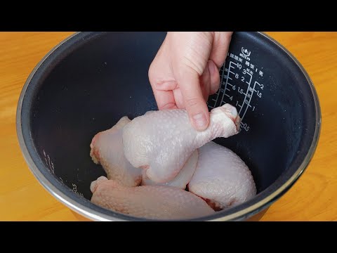I learned this secret in a restaurant! Rice Cooker Juicy chicken in just a few minutes