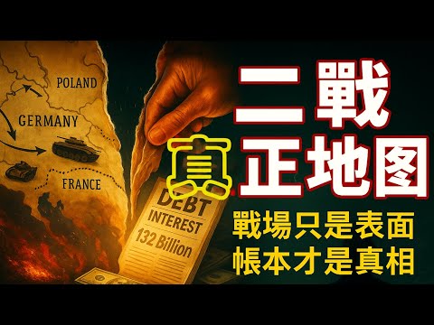 當你把戰場地圖換成債務地圖,二戰會完全變成另一回事:一場由「銀行家、金融財團、跨國資本」推動的全球債務清算 × 金融重置計畫