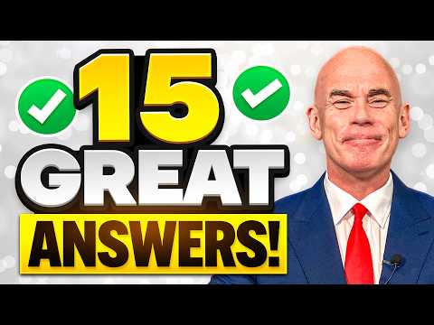 15 MOST IMPORTANT INTERVIEW QUESTIONS & TOP-SCORING ANSWERS!
