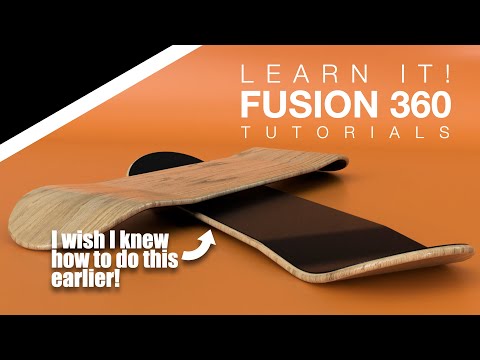 Autodesk Fusion 360 - Model a Skateboard - Beginner/Intermediate - 2024