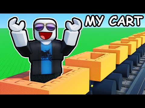 i built the FASTEST Cart in Roblox build a cart...