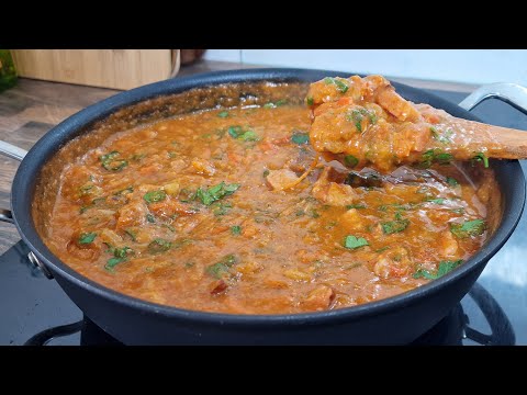 Der leckerste Braten, den Sie machen können! Schweinefleisch mit Gemüse in Pilzsauce!