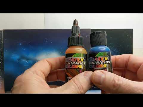 Painting a Space Galaxy & Basic Airbrush control... 🎨