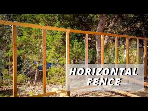 Building a Horizontal Fence