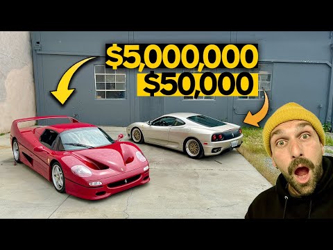 $5,000,000 Ferrari Crewup- 1 of 8 F50, World's Cheapest 360 Modena + Stanceworks 1000hp K-series 308