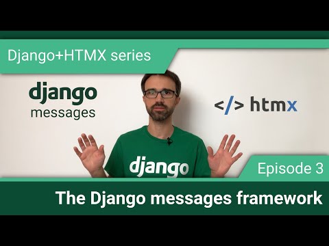 Django+HTMX: integration with the messages framework