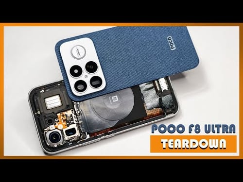 Xiaomi Poco F8 Ultra Teardown Disassembly Phone Repair Video Review