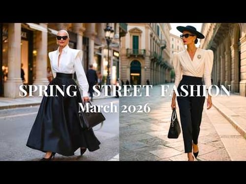 MILAN STREET STYLE MARCH 2026 ๐ฎ๐น Italian Spring Fashion & Luxury Shopping Looks