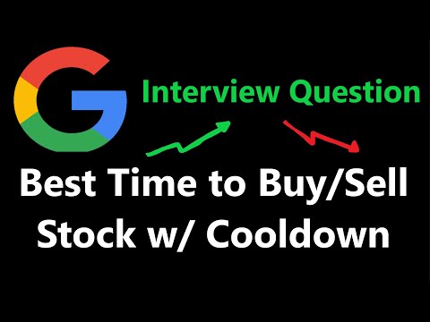 Best Time to Buy and Sell Stock with Cooldown - Leetcode 309 - Python