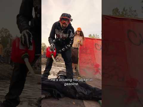 Man set on fire at Swamp Fest