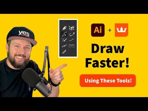 Forget the Pen Tool in Adobe Illustrator! This tool is way better! #adobeillustrator