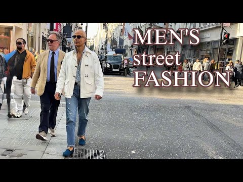 Men’s street fashion.