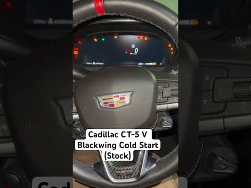 2022 Cadillac CT5-V Blackwing Cold Start (Stock)