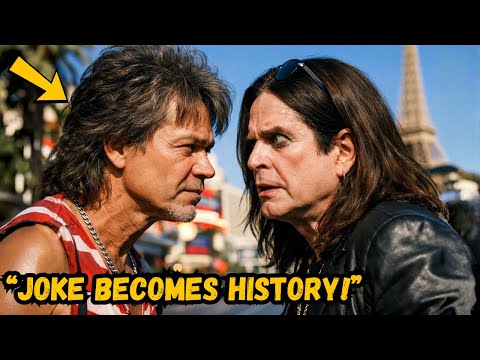 EDDIE VAN HALEN’S JOKE CHALLENGE TO OZZY OSBOURNE LEFT LAS VEGAS STUNNED!