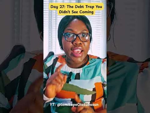 The Debt Trap You Didn’t See Coming. (Day 27) #DebtTrap #CompoundInterest #CreditCardDebt