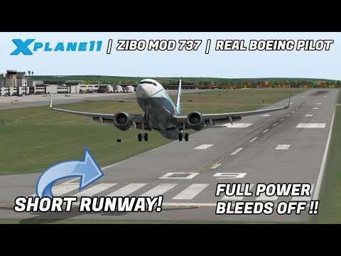 REAL BOEING 737 PILOT | FULL POWER (Bleeds Off) Short Runway Take off Tutorial
