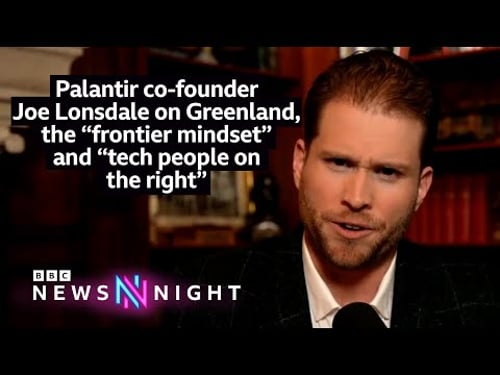 Palantir co-founder Joe Lonsdale on Greenland, the “frontier mindset” and “tech people on the right”