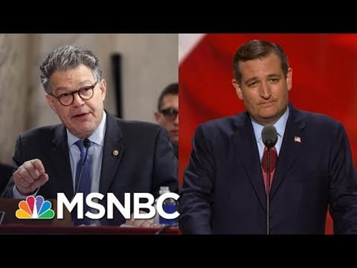 What Al Franken Said To Ted Cruz That Left Him Speechless | All In | MSNBC