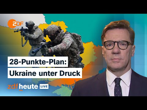 Was Trump und Putin für die Ukraine planen | Militärexperte Lange bei ZDFheute live