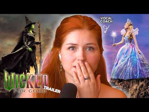 Wicked For Good Trailer | VOCAL COACH REACTS