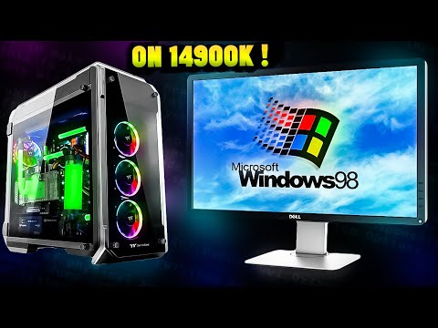 Running Windows 98 on a 14900K in 2025. Is it possible?