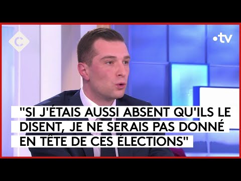 Jordan Bardella : quel bilan au Parlement européen ? - C à vous - 27/03/2024